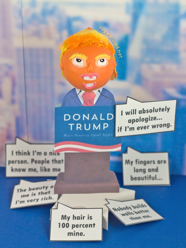 Donald Trump Cake Pops