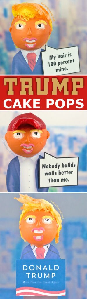 Donald Trump Cake Pops